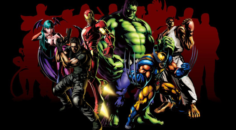 marvel wallpaper. the Marvel Universe clash